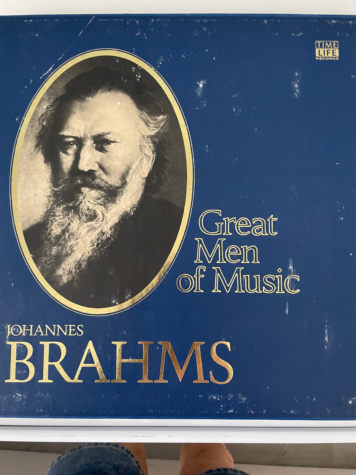 GREAT MEN OF MUSIC "JOHANNES BRAHMS" LP-$12.99 +SHIPPING $5.00