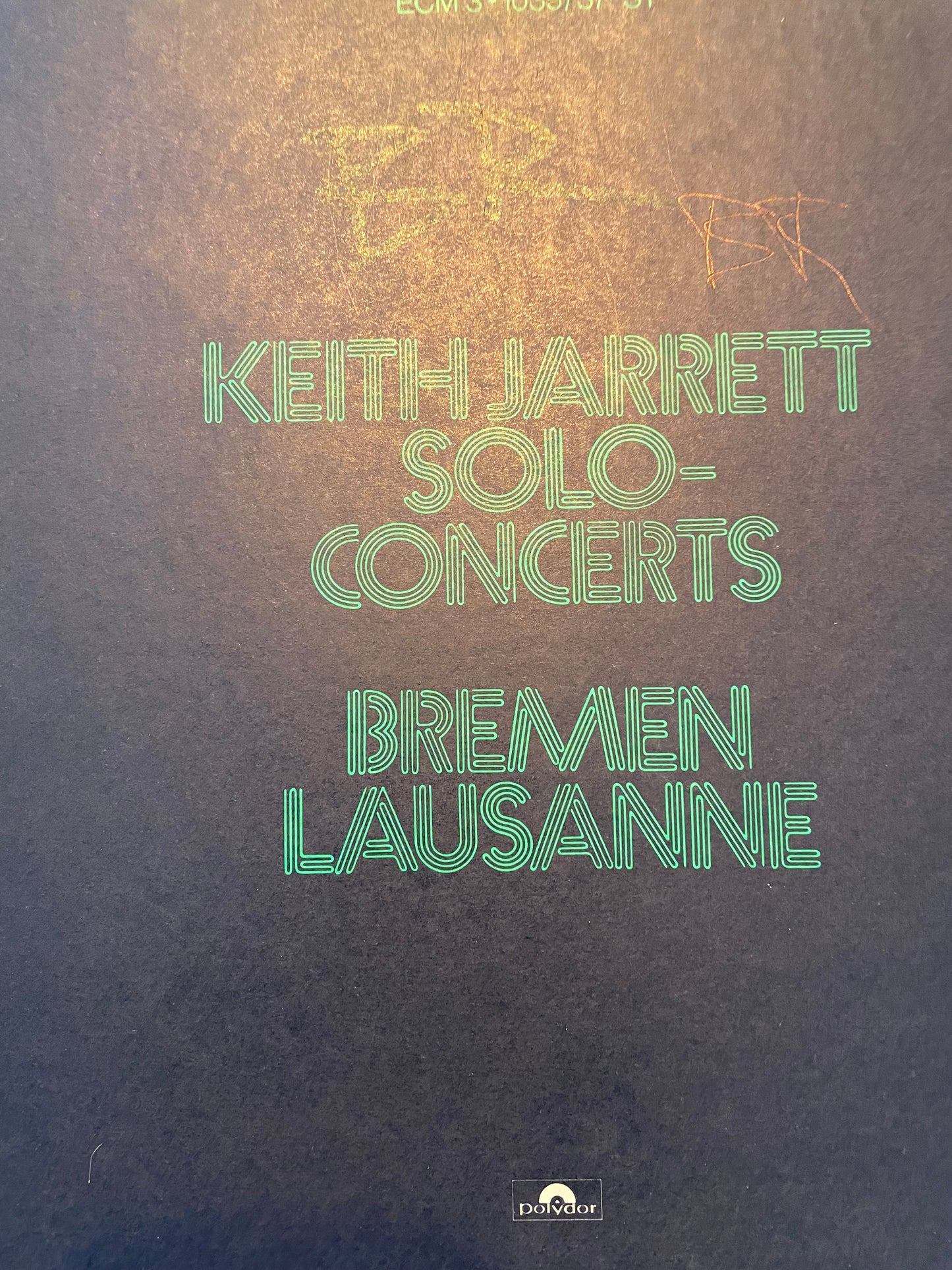 KEITH JARRETT "SOLO-CONCERTS -BREMEN-LAUSANNE-$19.99 +SHIPPING $5.00