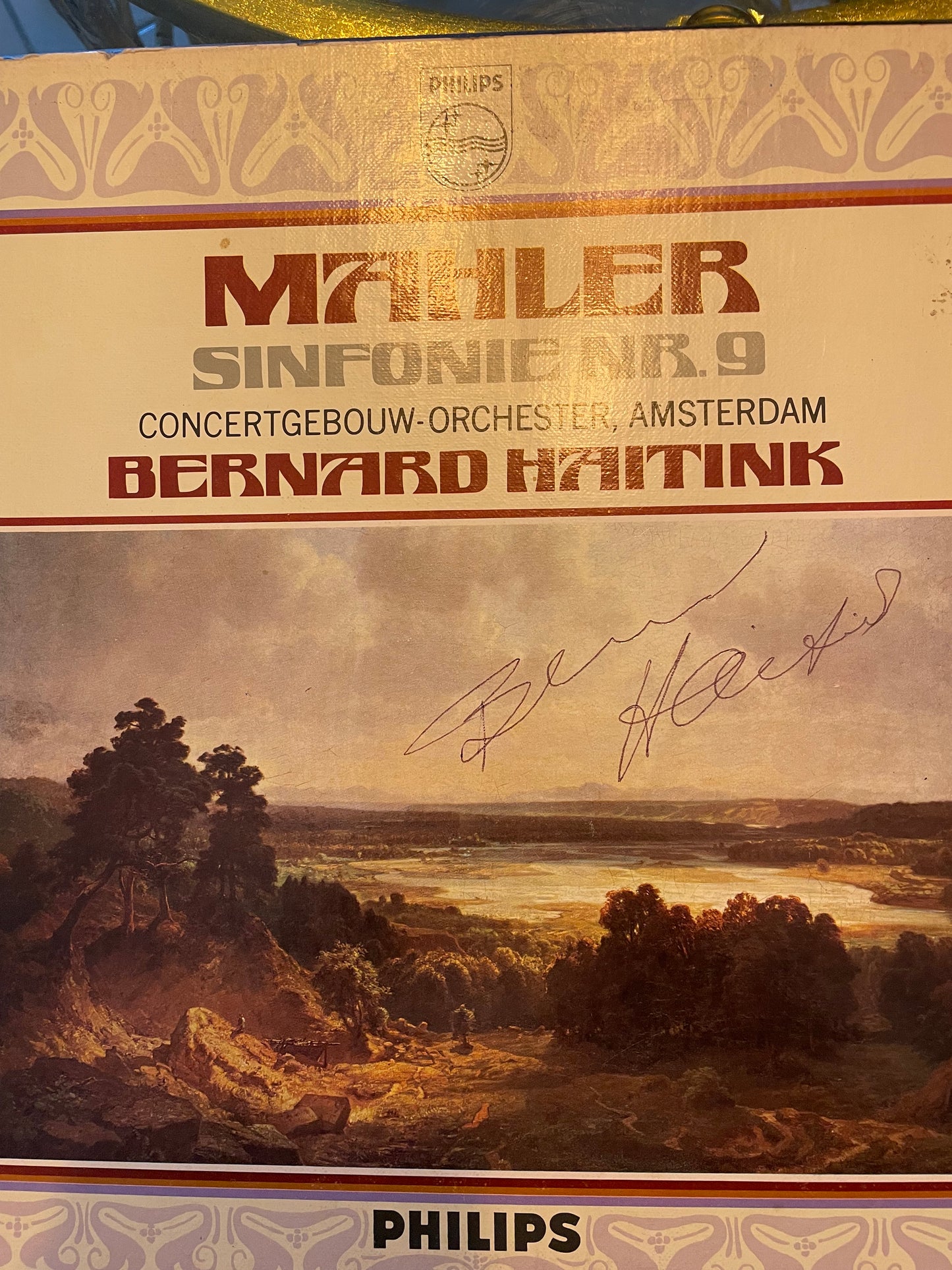 BERNARD HAITINK "MAHLER SINFONIE NR.9-SIGNED COPY-$28.99 +SHIPPING $5.00