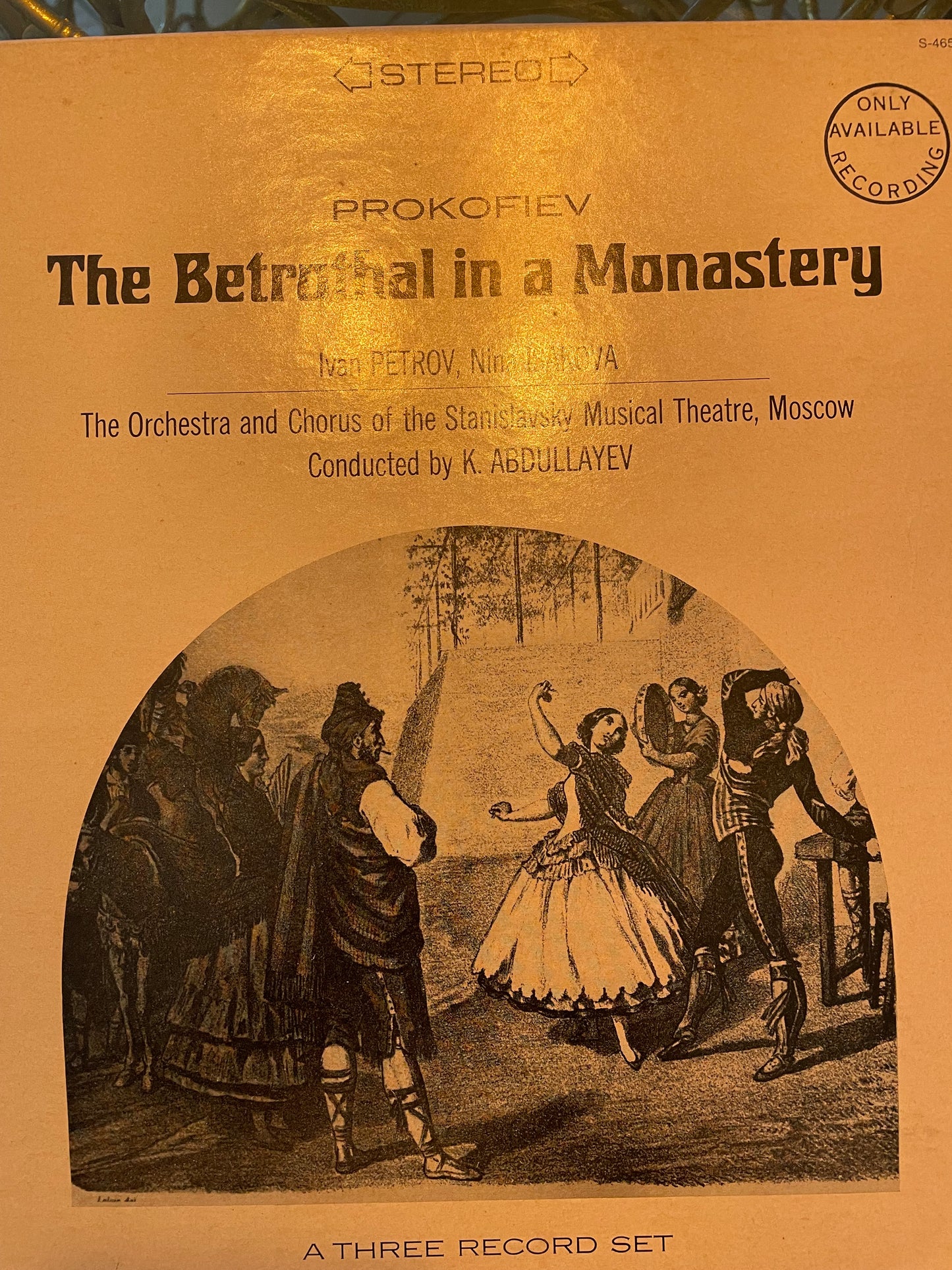 PROLOFIEV "THE BETROTHAL IN A MONASTERY"-$26.99 +SHIPPING $5.00