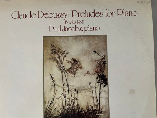 PAUL JACOBS -CLAUDE DEBUSSY: PRELUDES FOR PIANO" BOOKS I&2"-$45.99 +SHIPPING $5.00