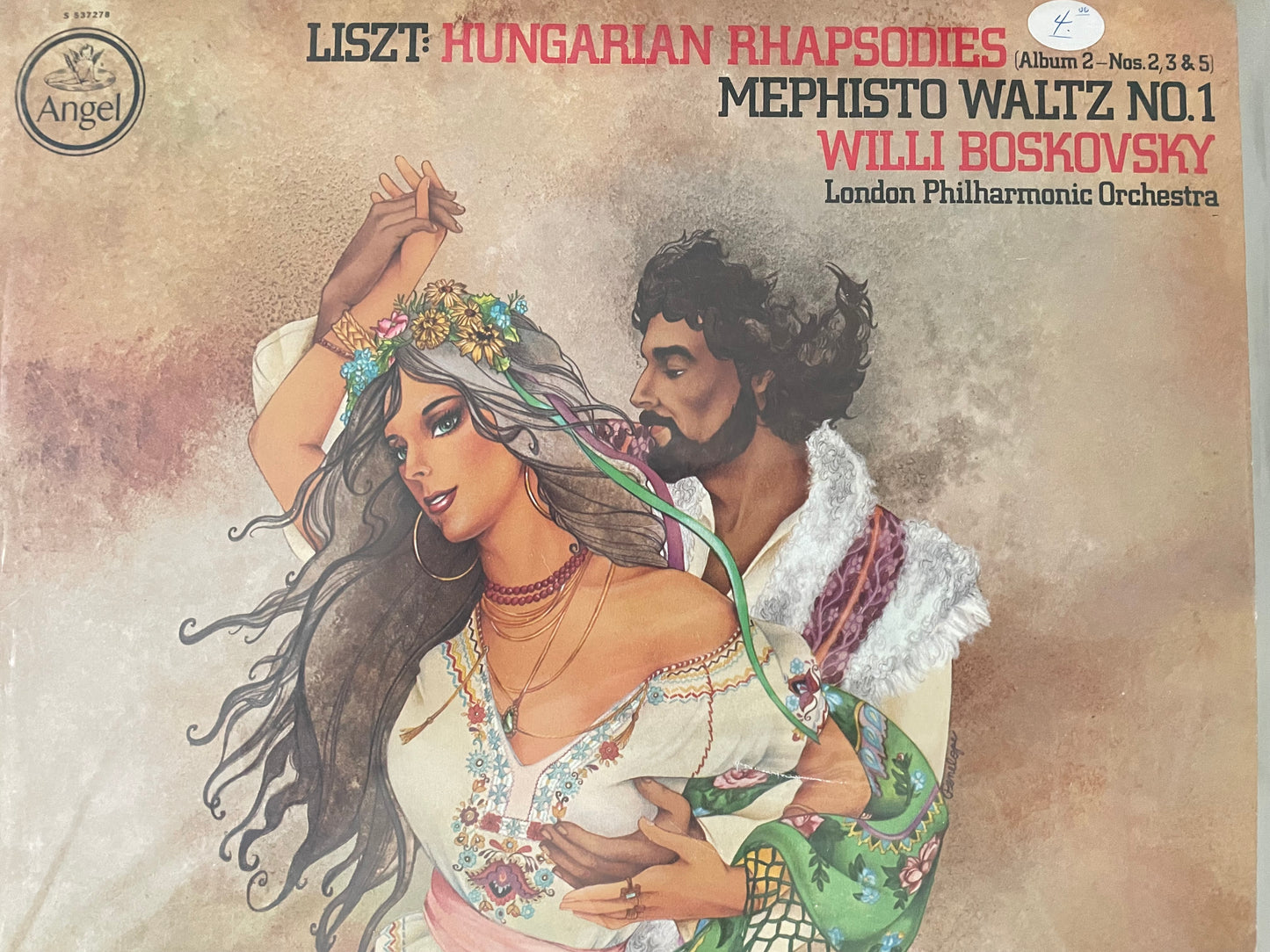 LISZT:HUNGARIAN RHAPSODIES -MEPHISTO WATZ NO.1-$59.99 +SHIPPING $5.00