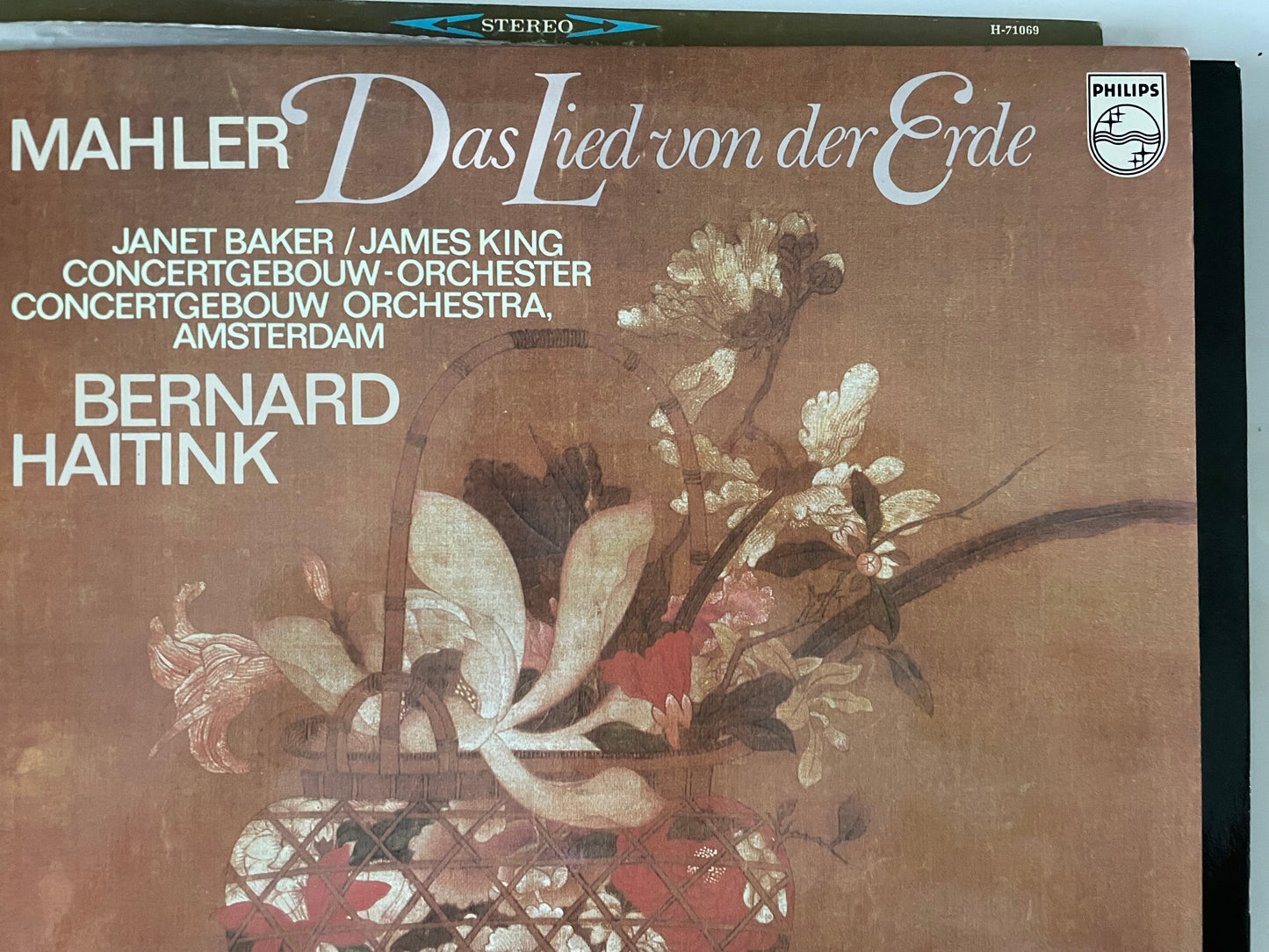 BERNARD HAITINK "MAHLER-DAS LIED VON DER ERDE"-$224.99 +SHIPPING $5.00