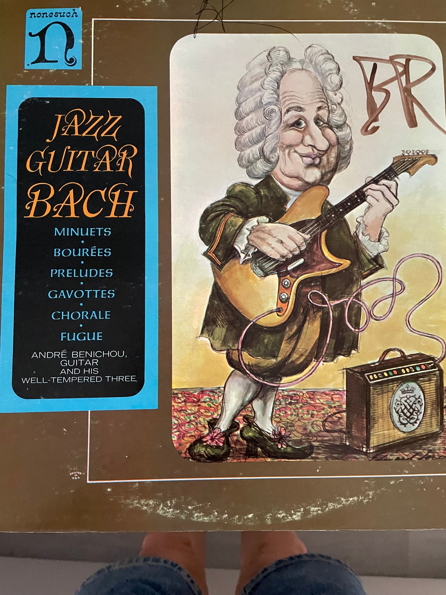 ANDRE BENICHOU "JAZZ GUITAR BACH"-$4.99 +SHIPPING $5.00