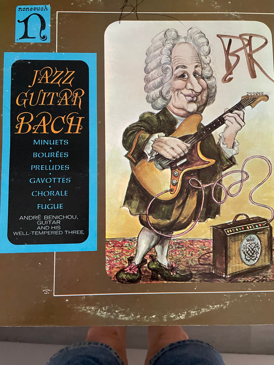 ANDRE BENICHOU "JAZZ GUITAR BACH"-$4.99 +SHIPPING $5.00