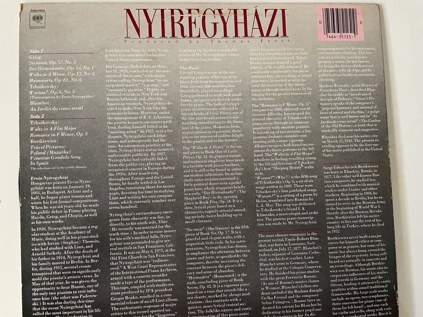 GRIEG BLANCHET "NYIREGYHAZI"-$5.99 +SHIPPING $5.00