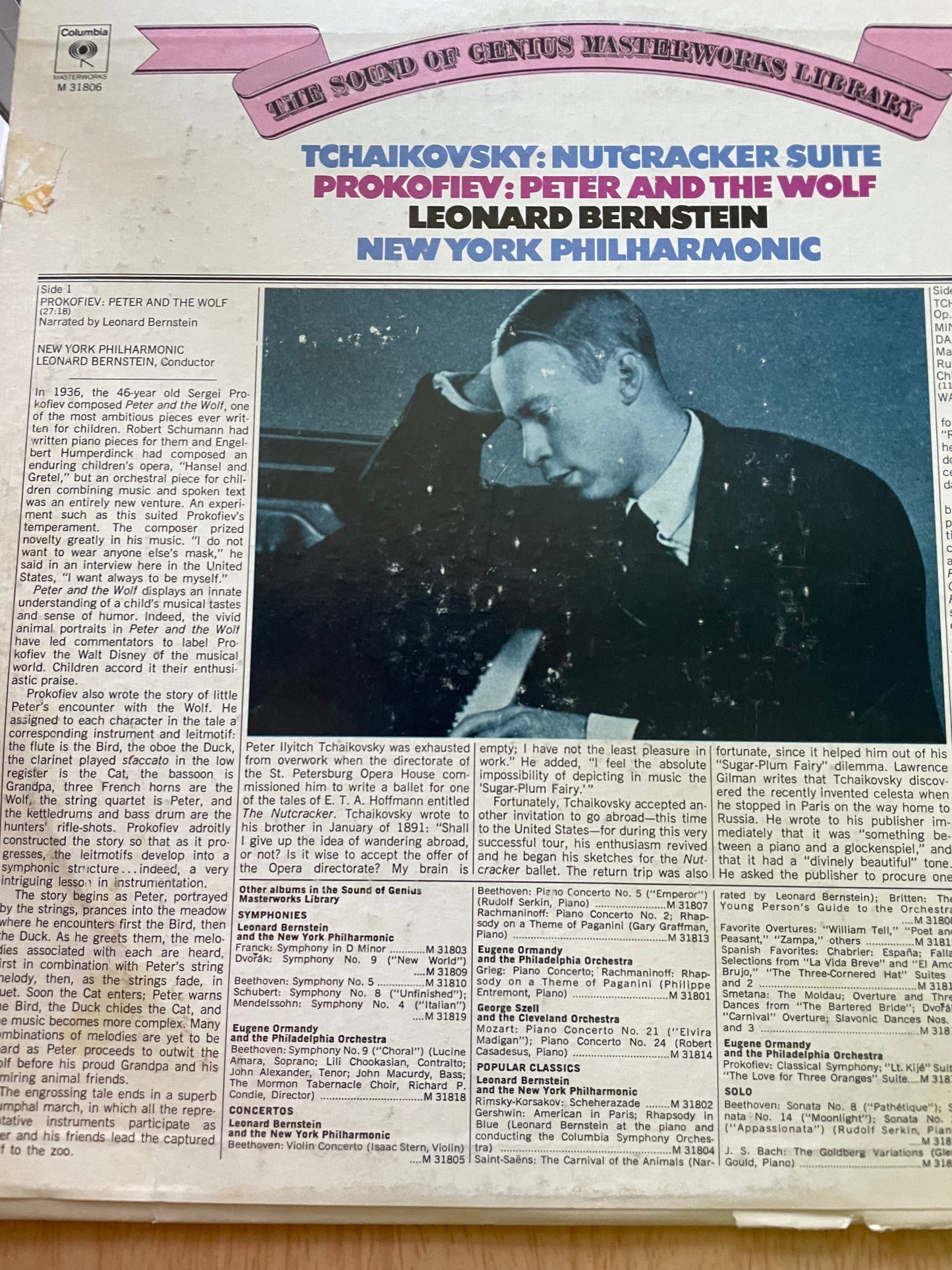 LEONARD BERNSTEIN "THE SOUND OF GENIUS MASTERWORKS"-$11.99 +SHIPPING $5.00