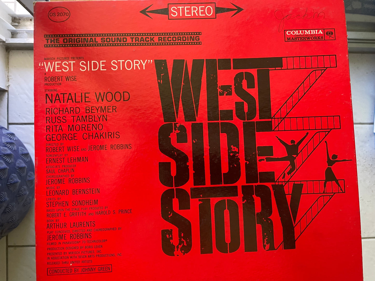 "WEST SIDE STORY" ORIGINAL SOUND TRACK RECORDING-$9.99 +SHIPPING $5.00