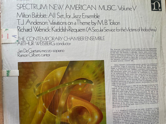 SPECTRUM NEW AMERICAN MUSIC VOL. V-$15.99