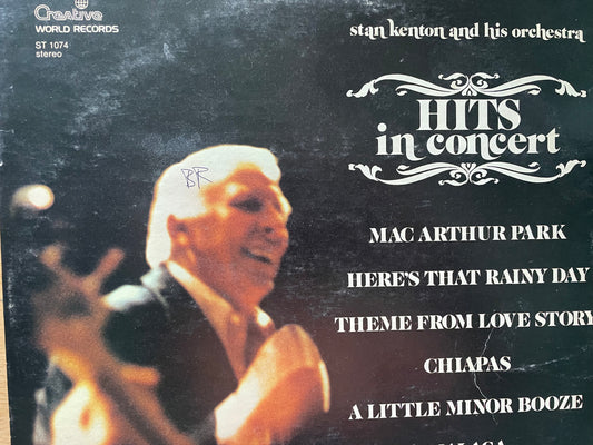 STAN KENTON "HITS IN CONCERT"-$7.99 +SHIPPING $5.00