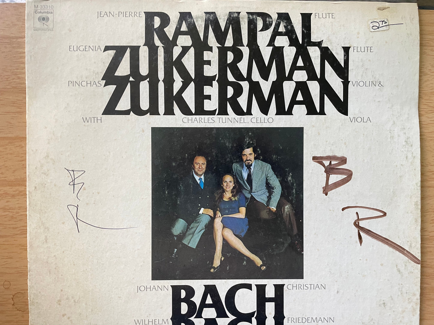 RAMPAL ZUKERMAN "BACH" $5.99 +SHIPPING $5.00