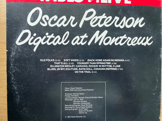 OSCAR PETERSON "DIGITAL AT MONTREUX"-$12.99 +SHIPPING $5.00