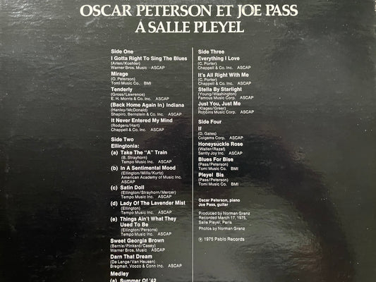 OSCAR PETERSON ET JOE PASS "A SALLE PLEYEL"-2LP SET-$51.99 +SHIPPING $5.00