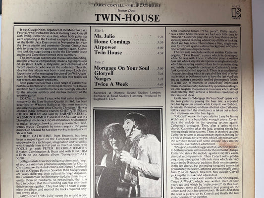 LARRY CORYELL/PHILIP CATHERINE-"TWIN HOUSE"-$9.99 +SHIPPING $5.00