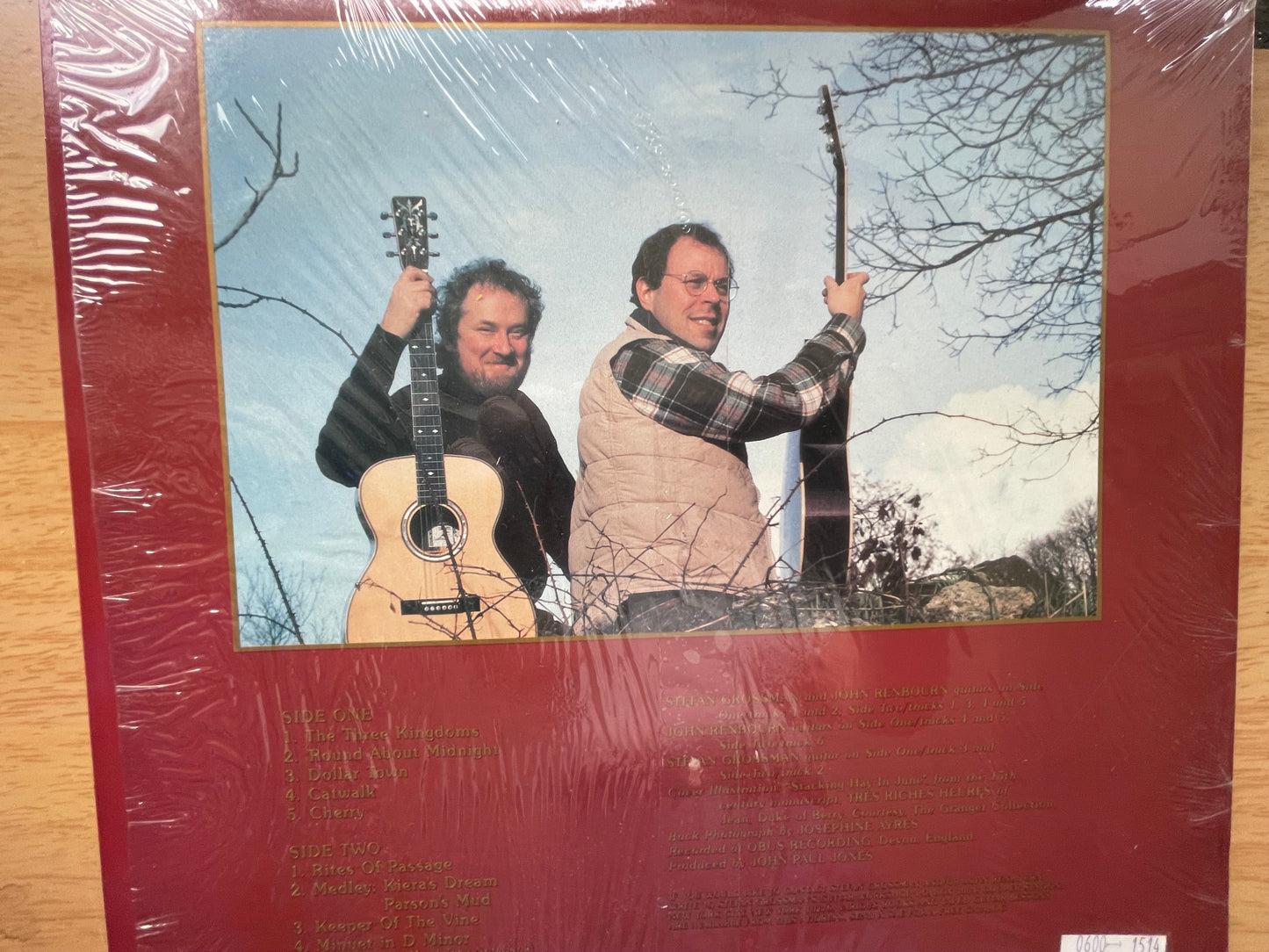 JOHN RENBOURN & STEFAN GROSSMAN "THE THREE KINGDOMS-$14.99 +SHIPPING $5.00