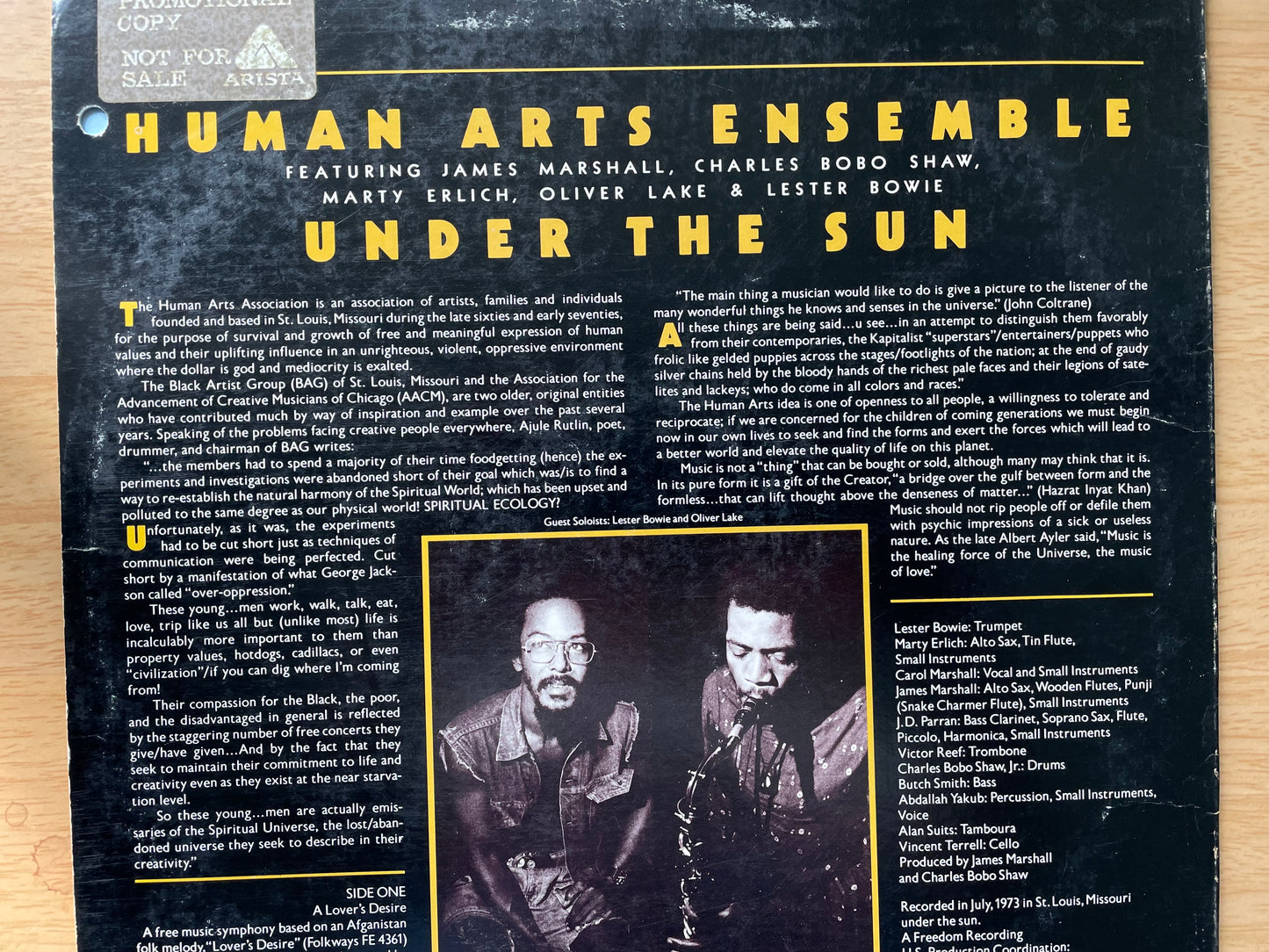 HUMAN ARTS ENSEMBLE "UNDER THE SUN" $19.99 +SHIPPING $5.00