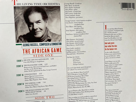 GEORGE RUSSELL "THE AFRICAN GAME"-$8.99 +SHIPPING $5.00