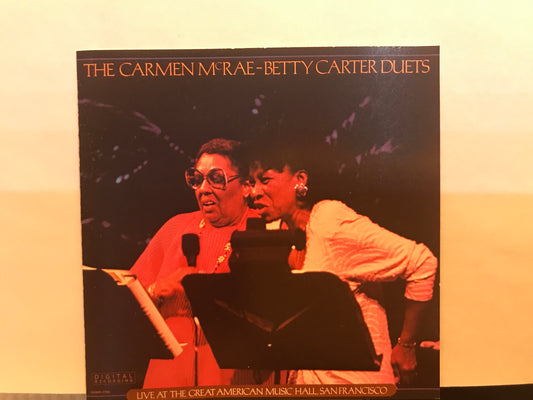 Carmen McRea/Betty Carter Duets-$8.99 + Shipping $7.99 + Shipping $5.00