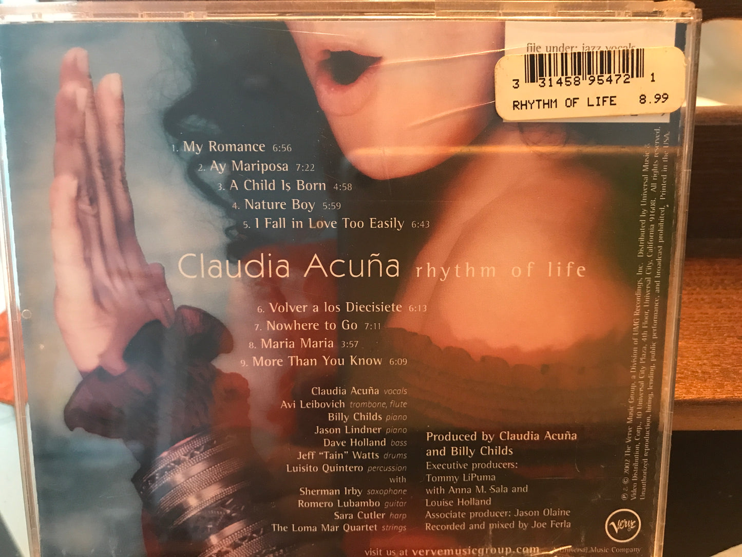 Claudia Acuna “Rhythm of life” $7.99 + Shipping $5.00