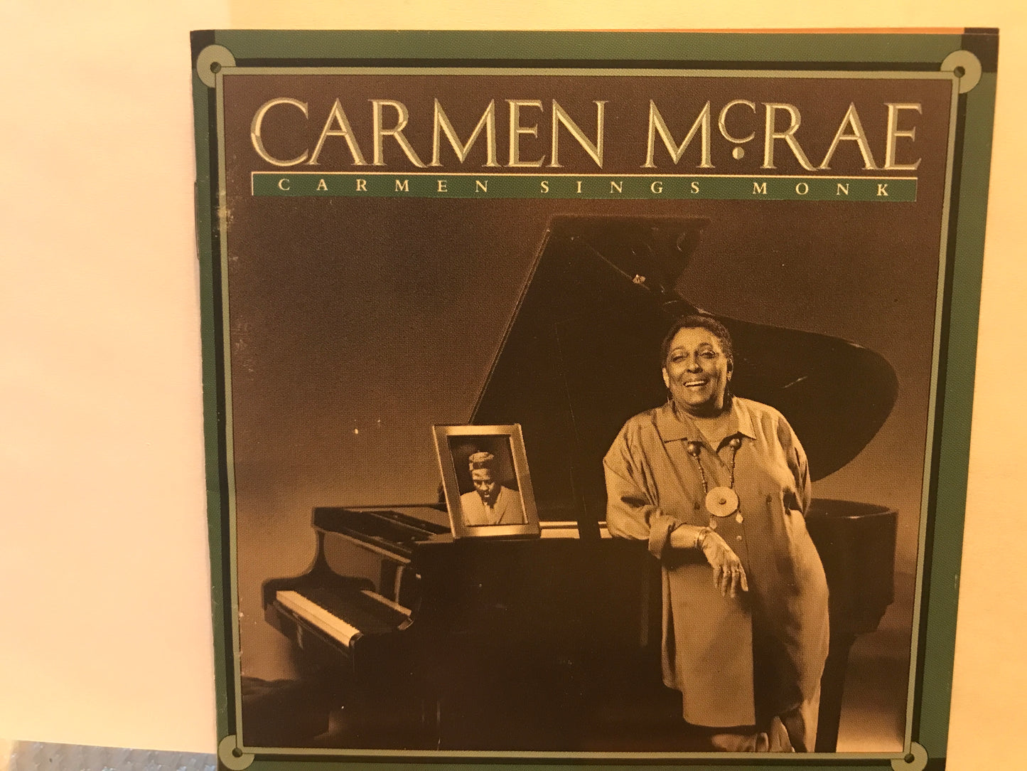 Carmen McRae-“CARMEN SINGS MONK”-$6.99 + Shipping $5.00