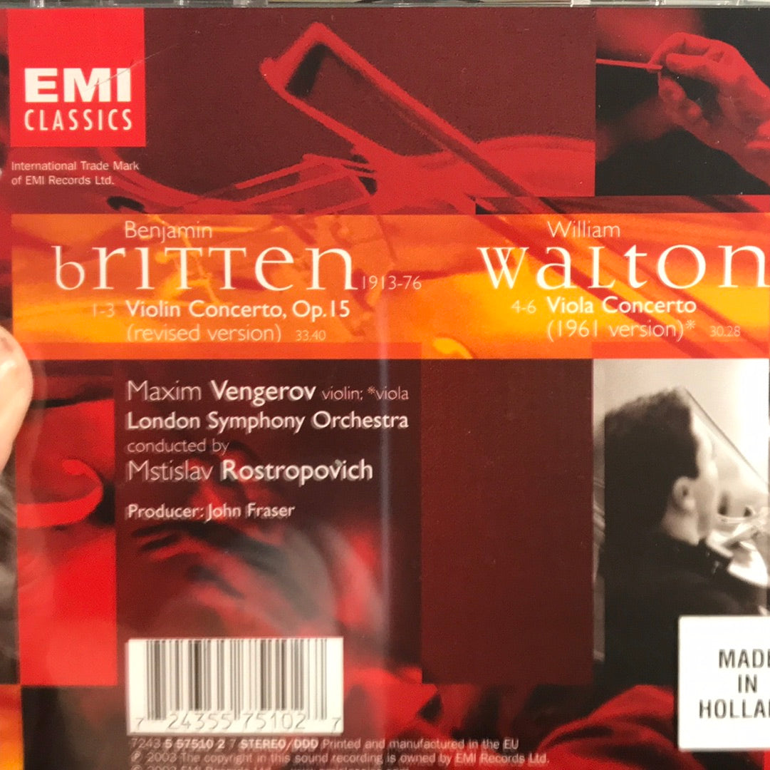 Britten/Walton-“Viola Concerto Op.15