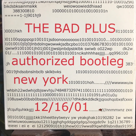 The Bad Plus-“authorized bootleg”-$18.99