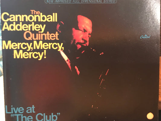 Cannonball Adderley-“Mercy,Mercy,Mercy”-$7.99 + Shipping-$5.00