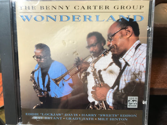 Benny Carter-“Wonderland”-$15.99 +Shipping $5.00