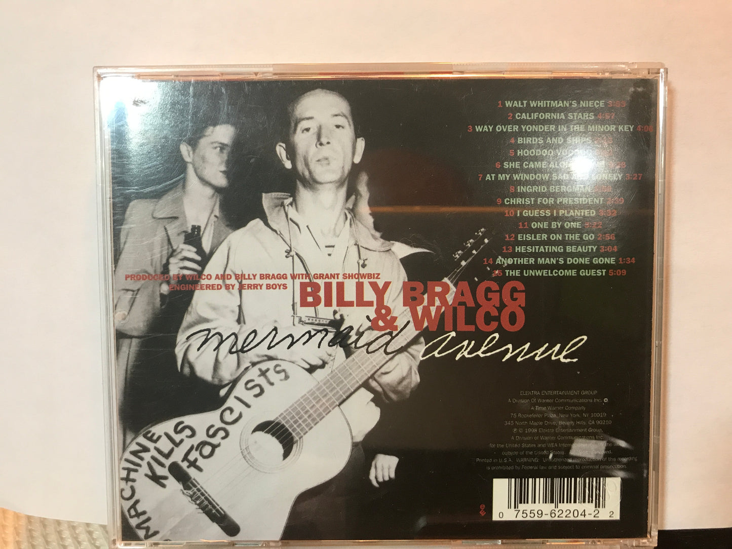 Billy Brag & Wilco-“Mermaid Avenue”-$5.99 +Shipping $5.00