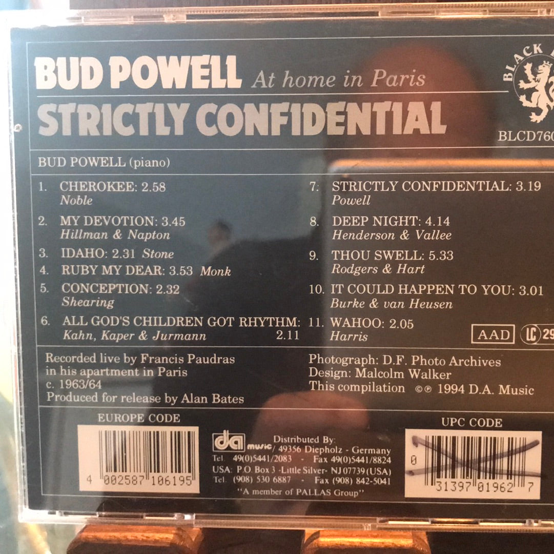 Bud Powell-“Strictly Confidential”