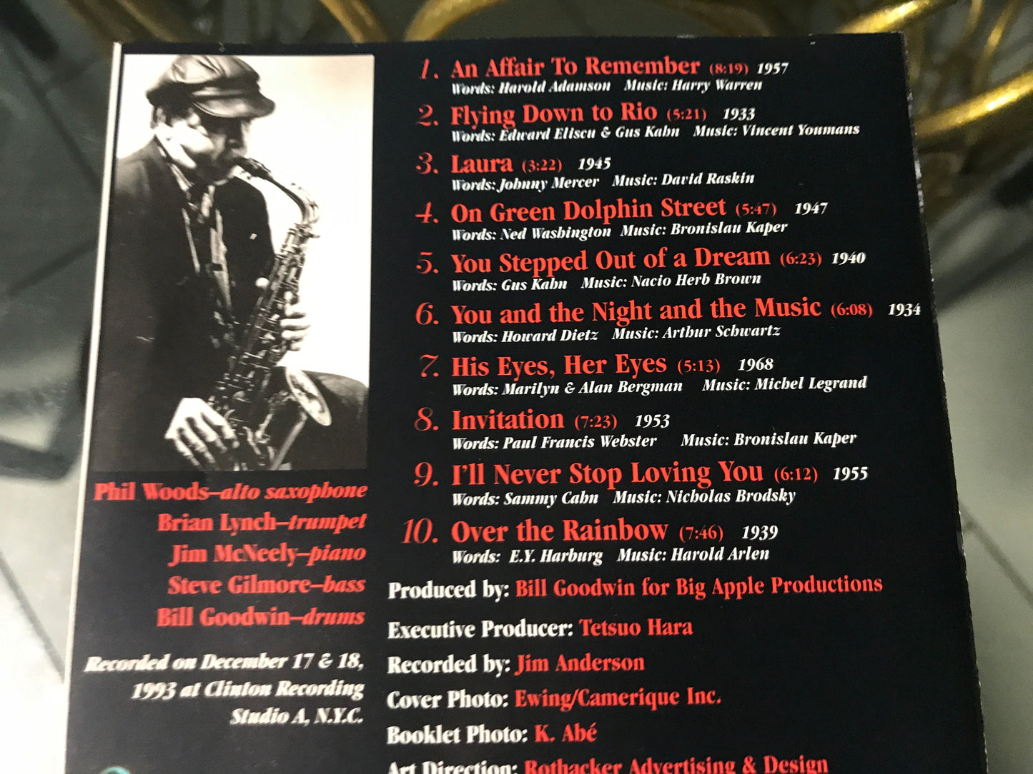 Phil Woods _”An Affair to Remember” -$19.99 +shipping $5.00